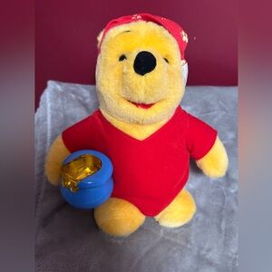 Vintage Disney Winnie the Pooh Honey Pot Night Light Plush
